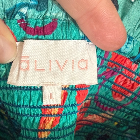 Colorful Floral Ruffle Blouse - Picture 3 of 4